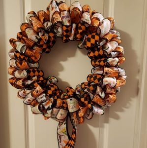 Halloween Ribbon Wreath